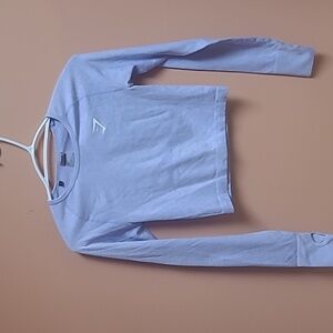 GYMSHARK vital seamless long sleeve crop top